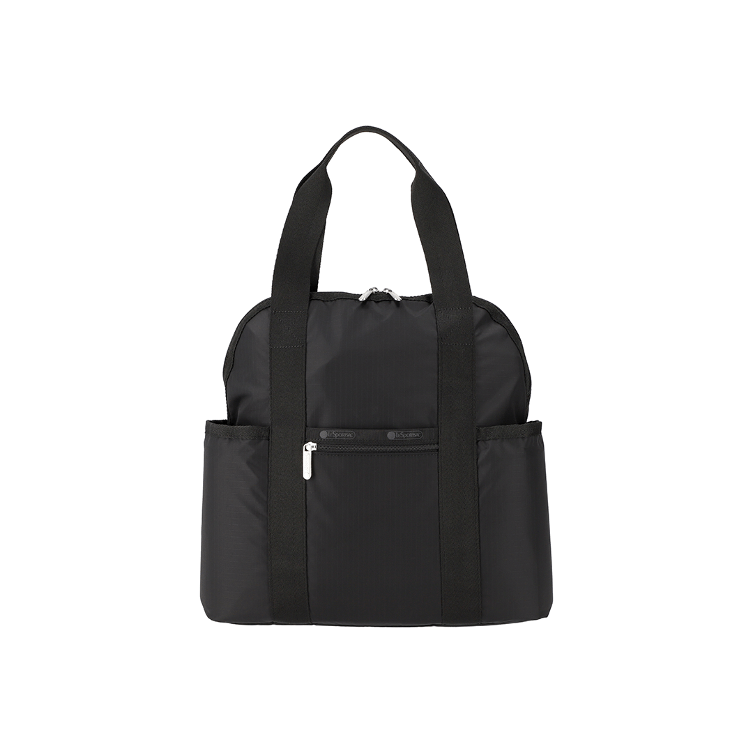 Recycled Black Double Trouble Backpack