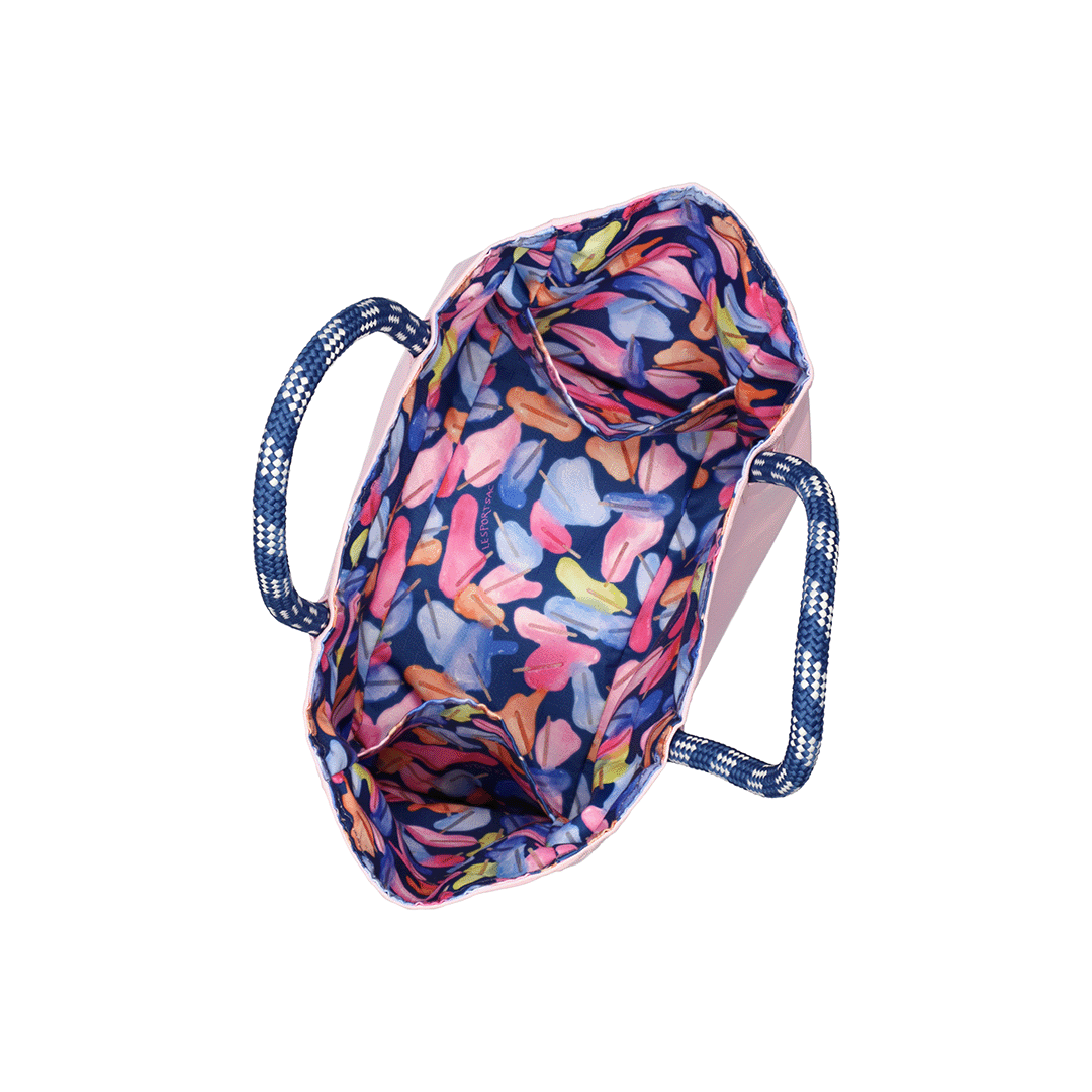 Pink Shine/ Popsicle Medium 2-Way Tote Bag