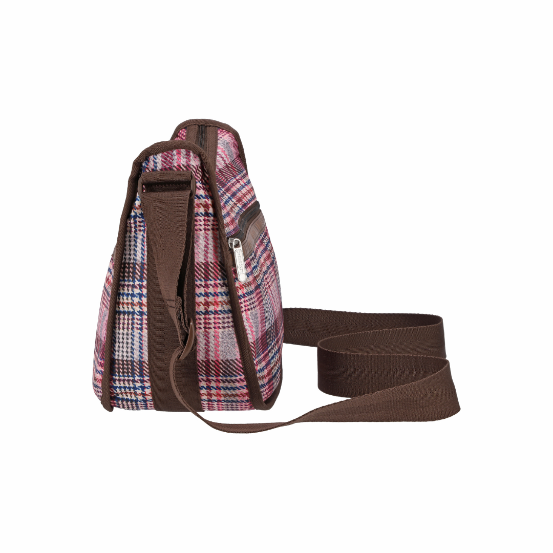 Classic Hobo Pink Rosewood Plaid