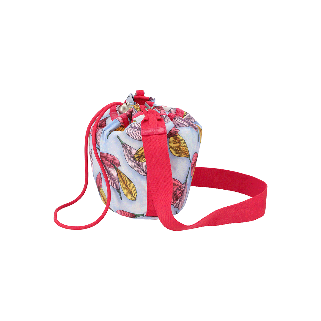 Summer Petals Convertible Drawstring Crossbody Bag