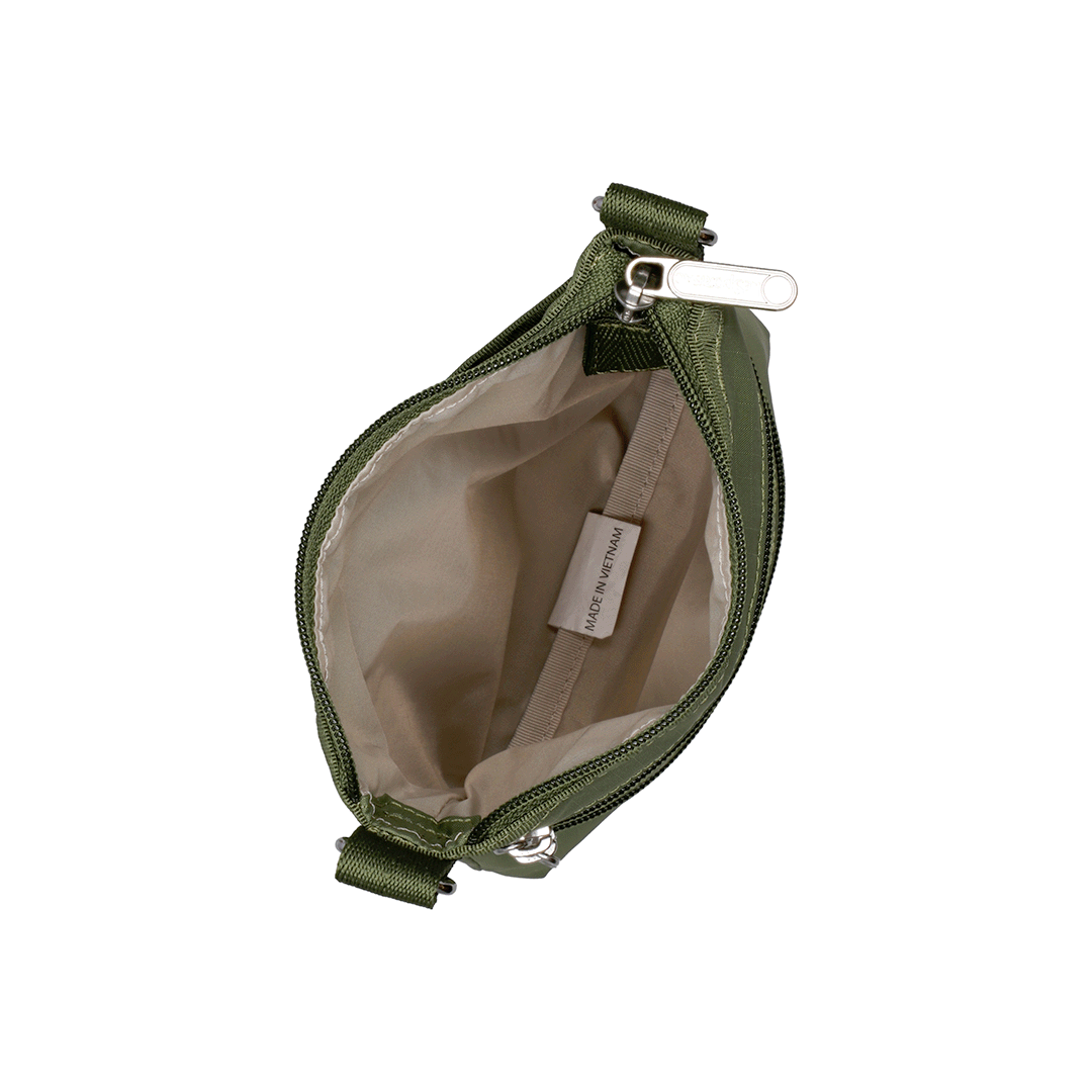 Olive 3 Zip Crossbody Bag