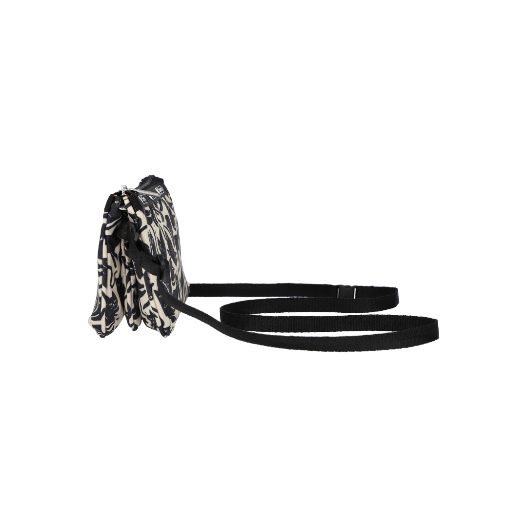 Small Koko Crossbody Black Cats Silhouette