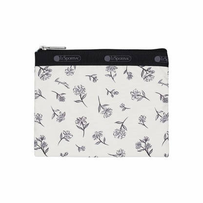 Classic Hobo Ink Sketched Floral Ivory
