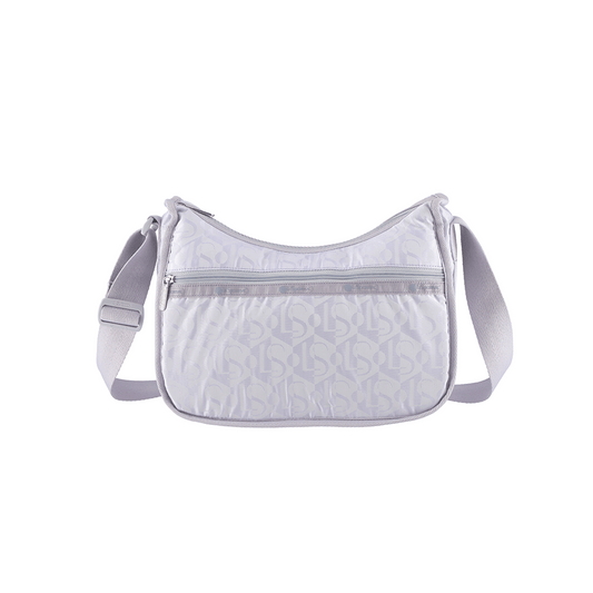 Monogram Jacquard Lavender Classic Hobo Bag