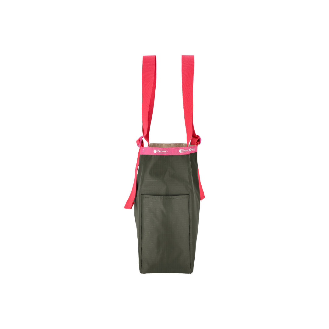 Large Handle Adjustable Tote Avocado/Bepk Wb