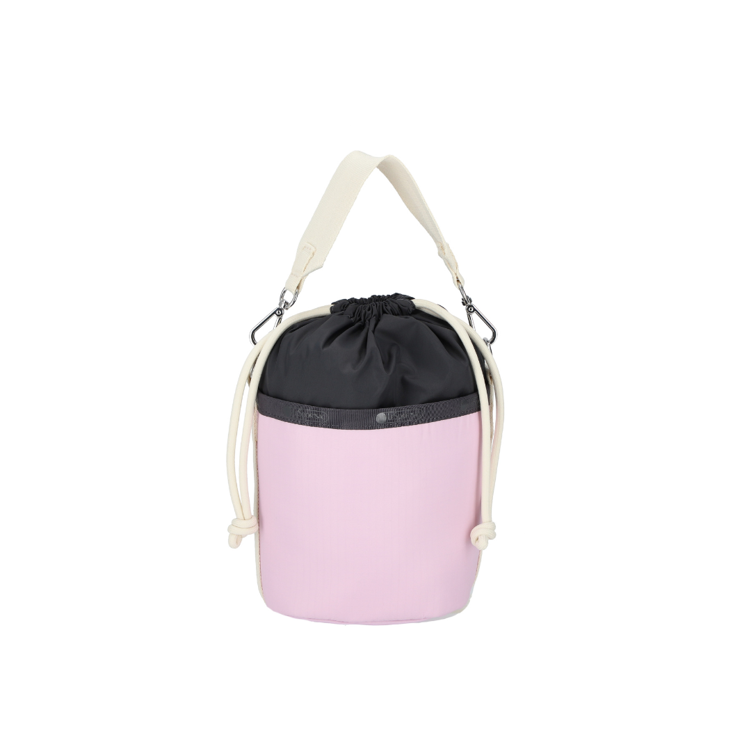 Small Drawstring Bucket Lilac Grey/Sandbar Cord