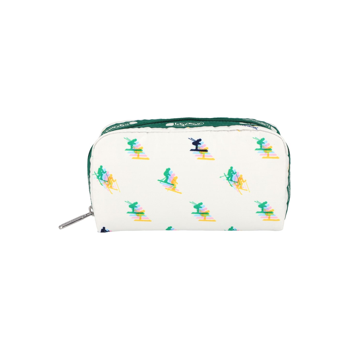 Ski Silhouettes Rectangular Cosmetic Pouch