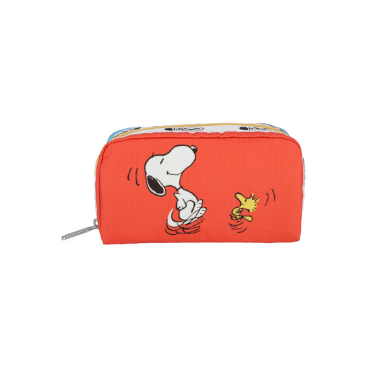 Snoopy and Pal Rectangular Cosmetic Pouch