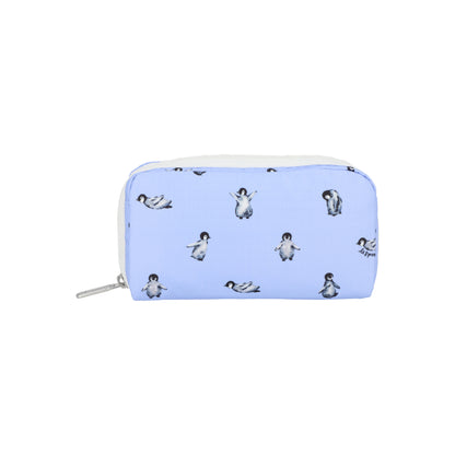 Rectangular Cosmetic Petite Penguins White