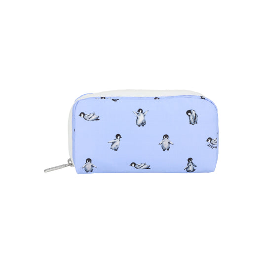 Rectangular Cosmetic Petite Penguins White