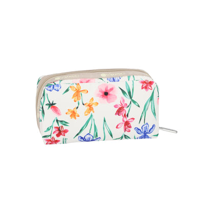 Rectangular Cosmetic Watercolor Botanical