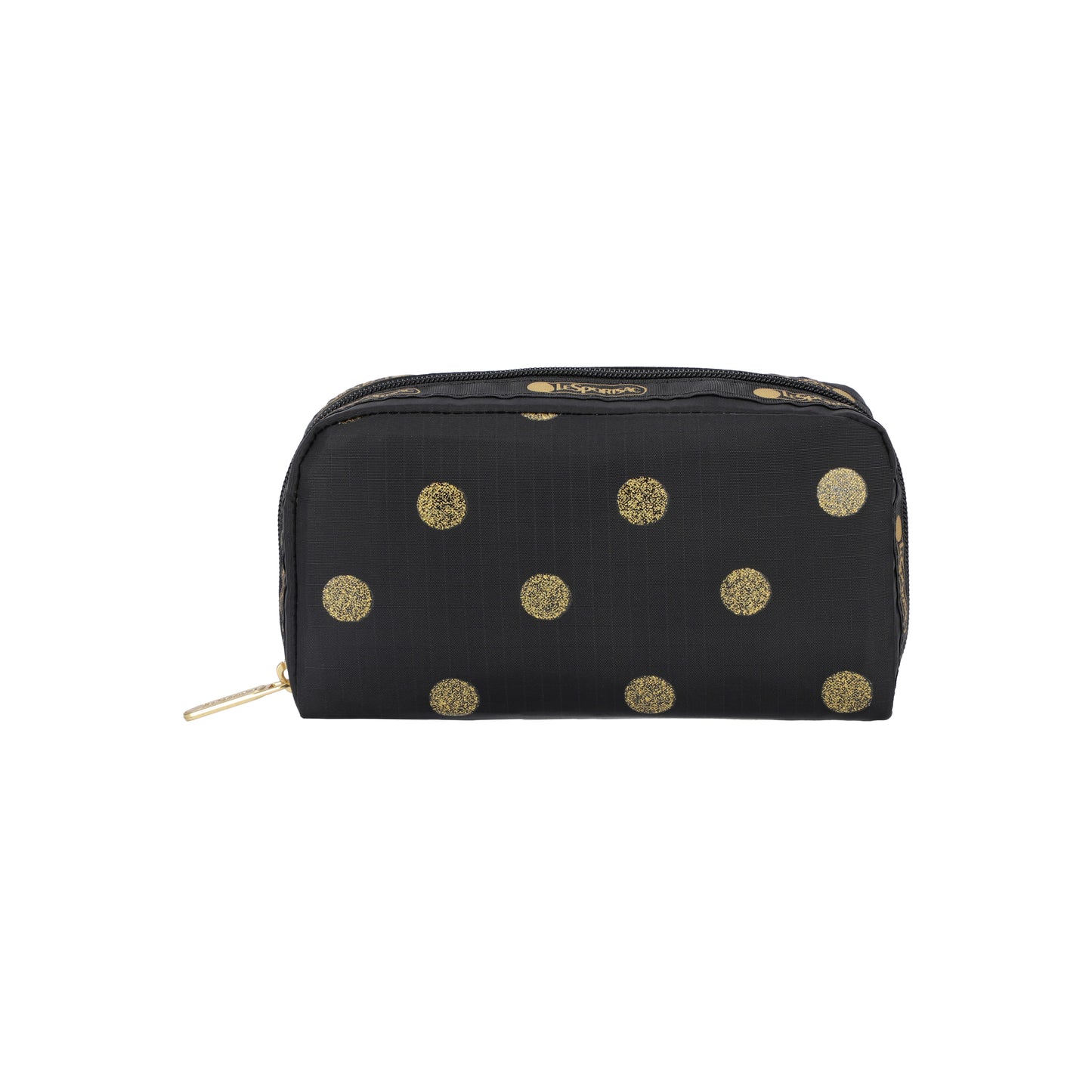 Rectangular Cosmetic Gold Glitter Dots