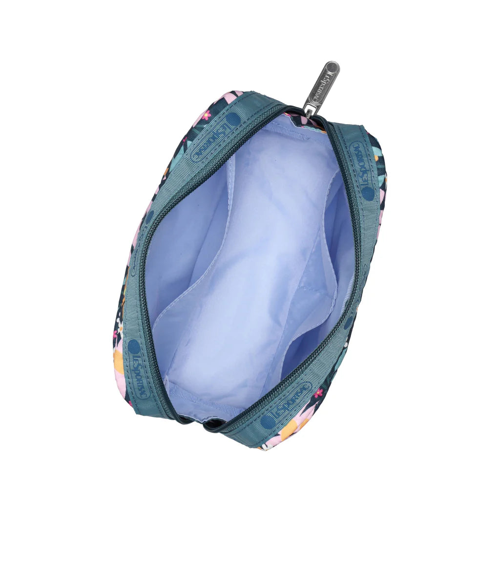 Rectangular Cosmetic Retro Daisies