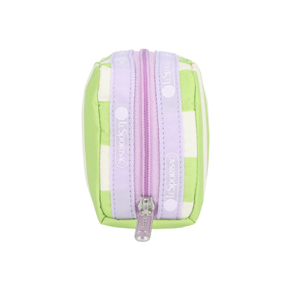 Rectangular Cosmetic Pastel Stripes