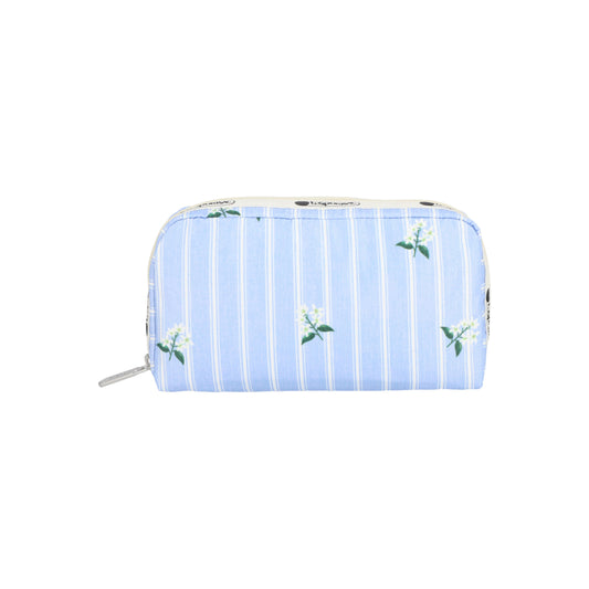 Rectangular Cosmetic Jasmine Stripe