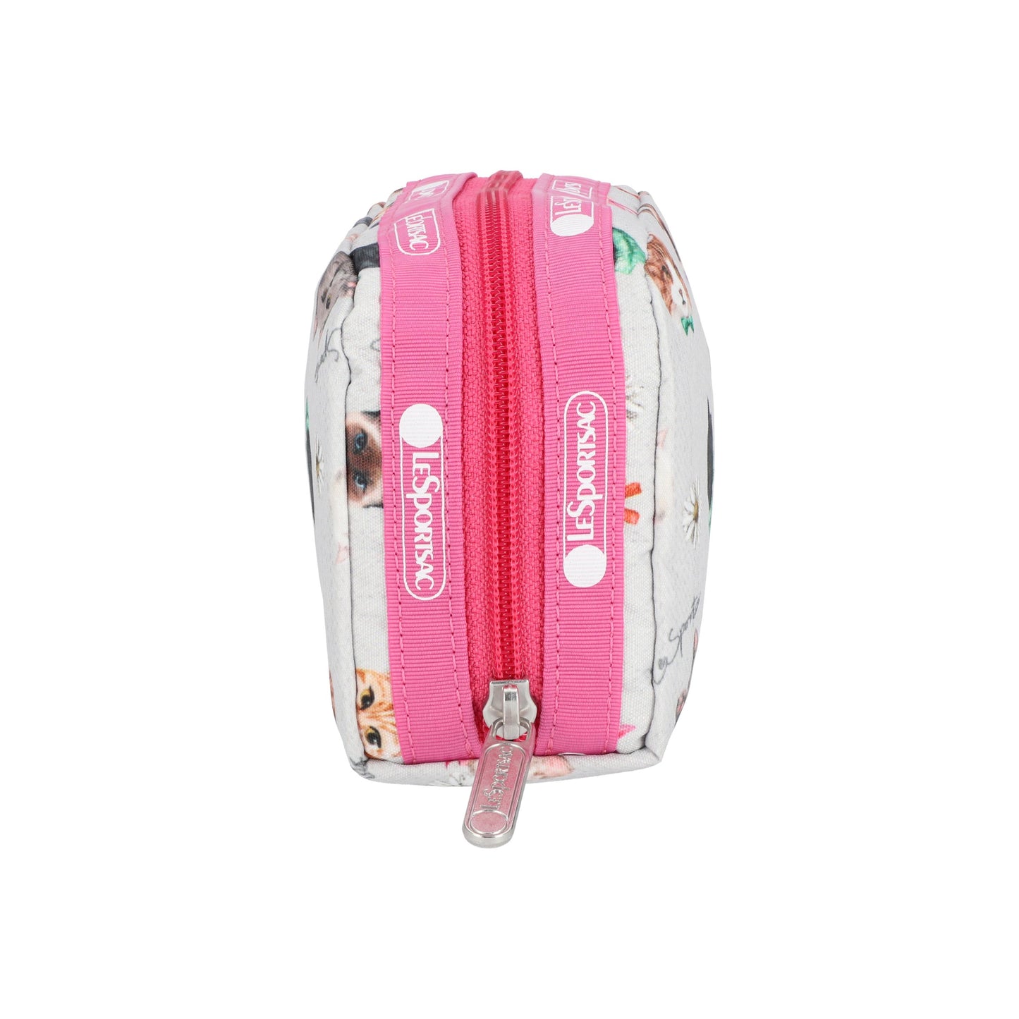 Rectangular Cosmetic Playful Cats Gray Accessory