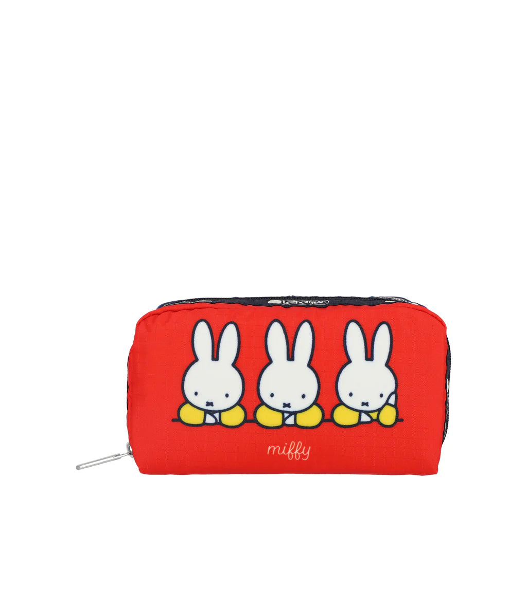 Miffy Red/Blue Rectangular Cosmetic