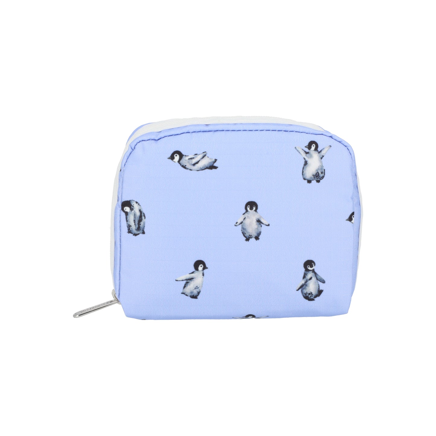Square Cosmetic Petite Penguins White