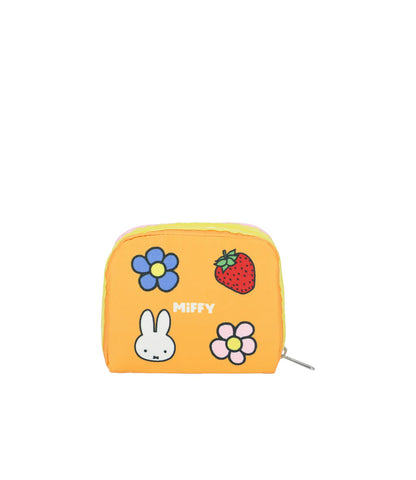 LeSportsac x Miffy Square Cosmetic Miffy Pink/Orange