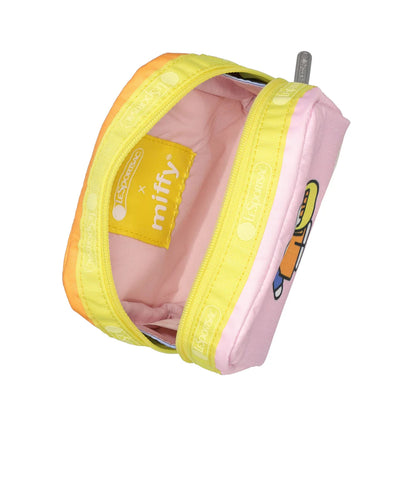 LeSportsac x Miffy Square Cosmetic Miffy Pink/Orange