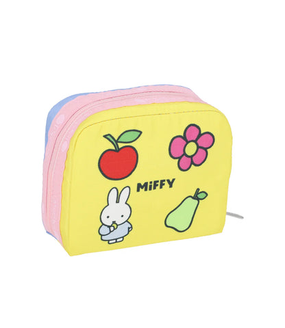LeSportsac x Miffy Square Cosmetic Miffy Blue/Yellow
