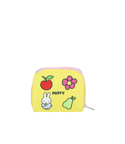 LeSportsac x Miffy Square Cosmetic Miffy Blue/Yellow