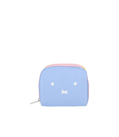 LeSportsac x Miffy Square Cosmetic Miffy Blue/Yellow