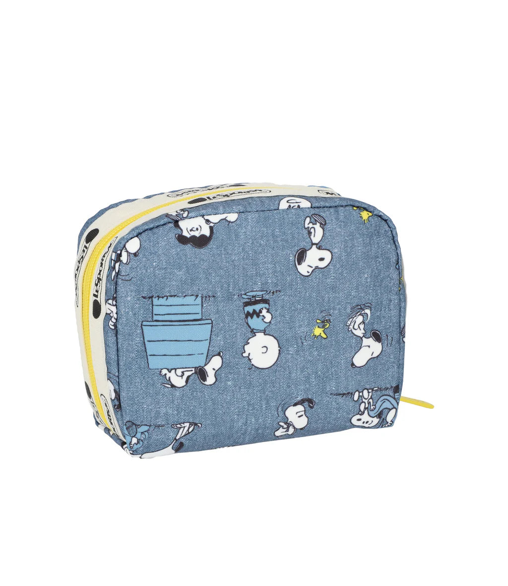 LeSportsac x Peanuts Square Cosmetic Peanuts Happy Pals
