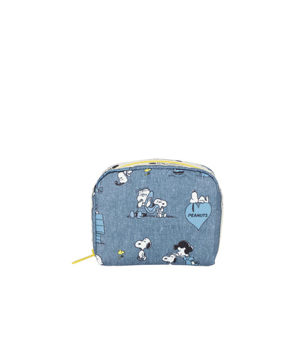 LeSportsac x Peanuts Square Cosmetic Peanuts Happy Pals