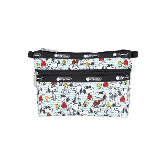 Snoopy and Woodstock Cosmetic Clutch Pouch