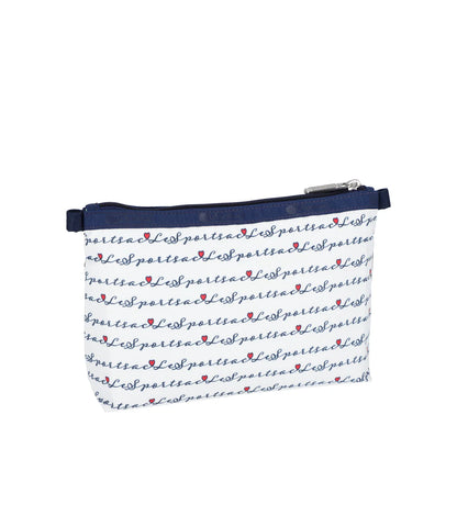 Cosmetic Clutch Marine Logo Border