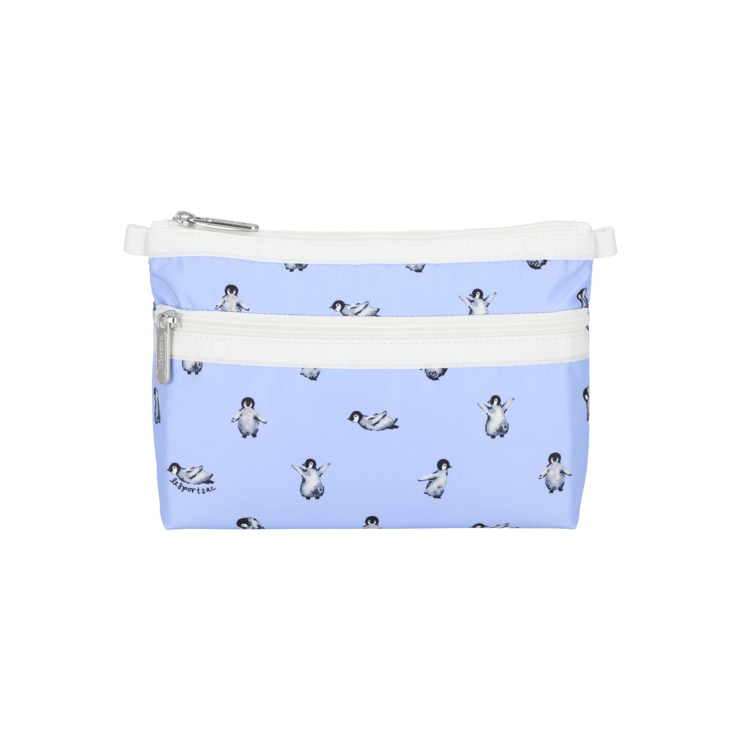 Cosmetic Clutch Petite Penguins White