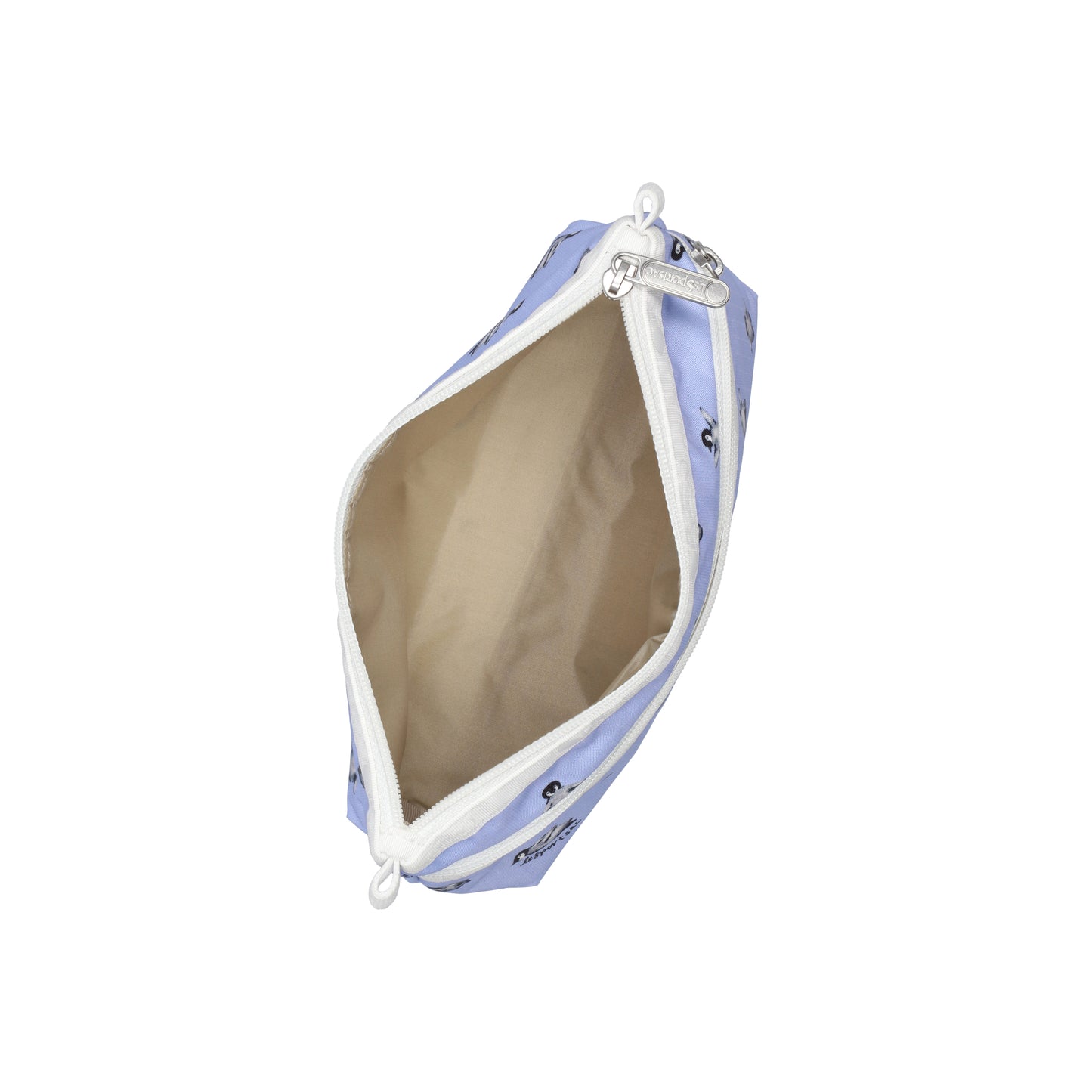 Cosmetic Clutch Petite Penguins White