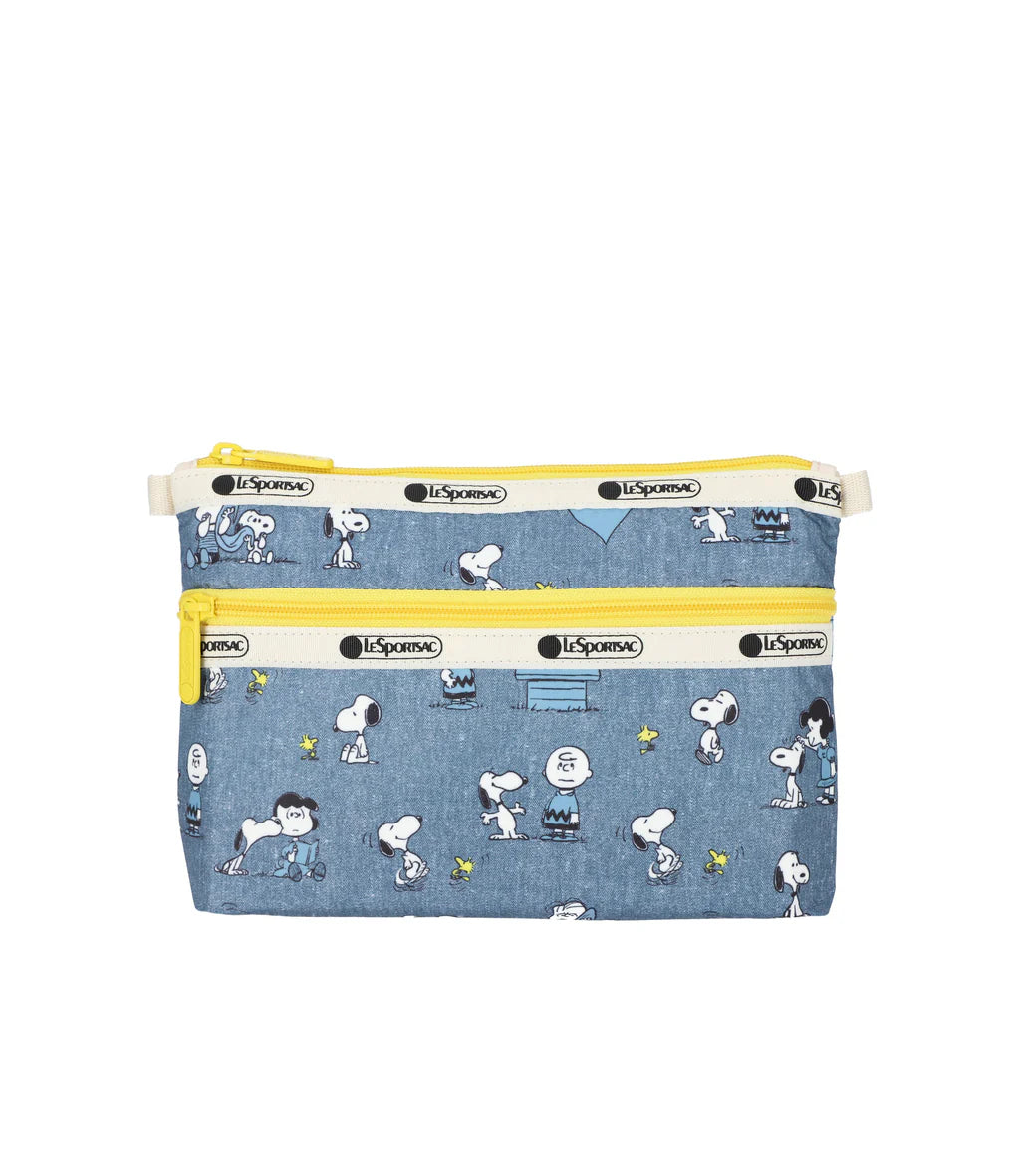 LeSportsac x Peanuts Cosmetic Clutch Peanuts Happy Pals