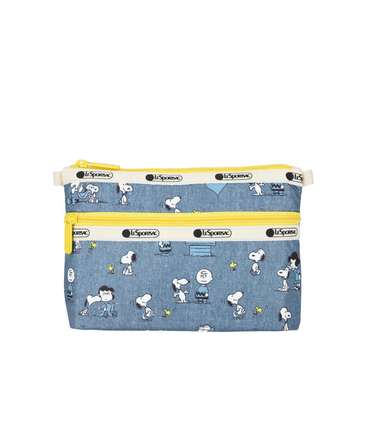 LeSportsac x Peanuts Cosmetic Clutch Peanuts Happy Pals