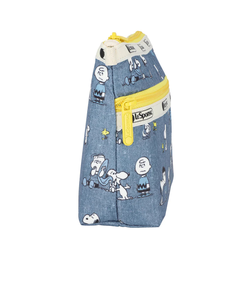 LeSportsac x Peanuts Cosmetic Clutch Peanuts Happy Pals