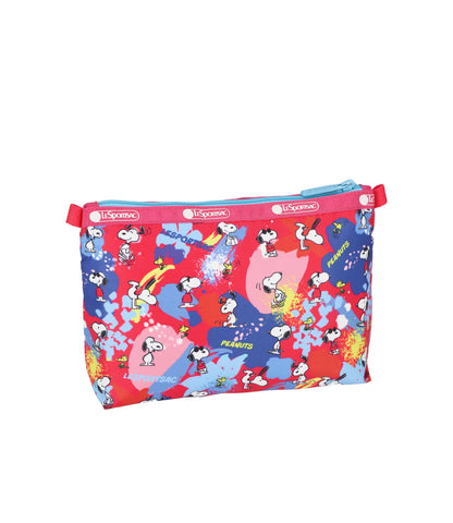 LeSportsac x Peanuts Cosmetic Clutch Peanuts Playtime