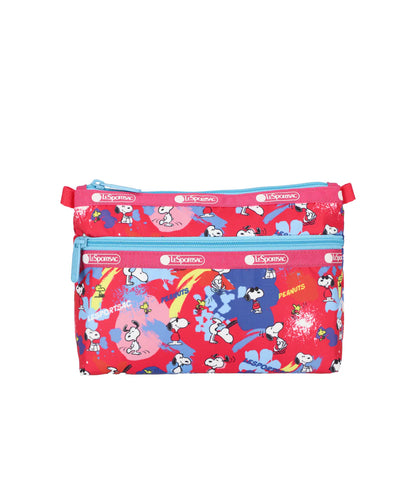 LeSportsac x Peanuts Cosmetic Clutch Peanuts Playtime