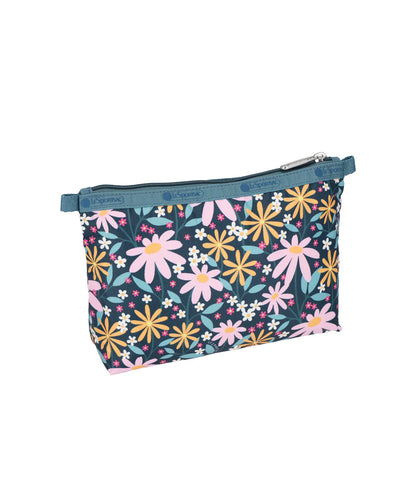 Cosmetic Clutch Retro Daisies