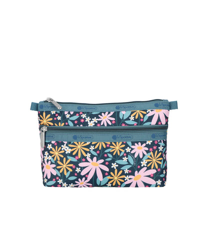 Cosmetic Clutch Retro Daisies