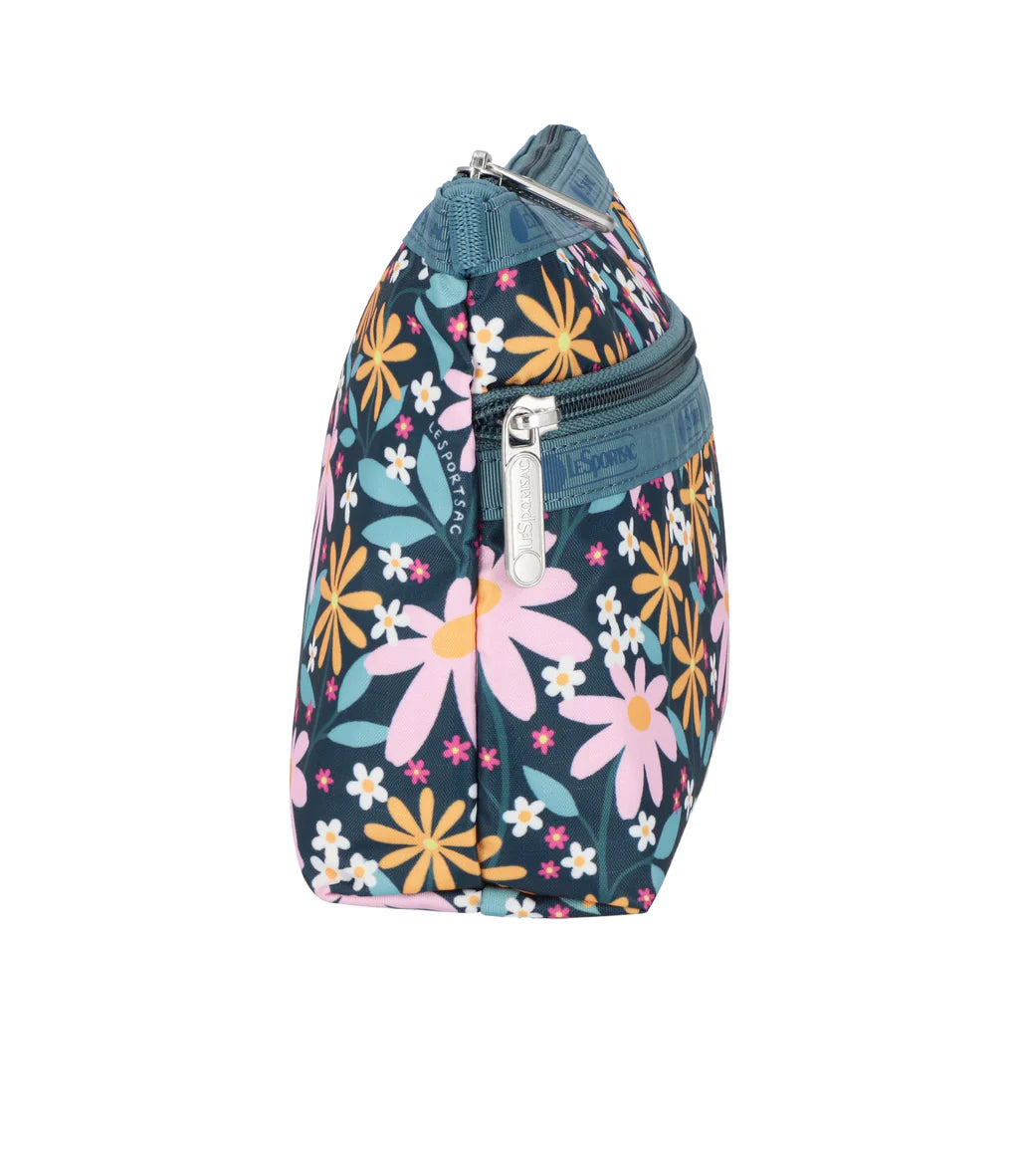 Cosmetic Clutch Retro Daisies