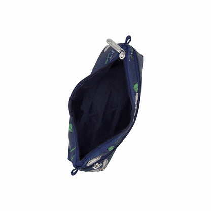 Cosmetic Clutch Floral Blooms Navy