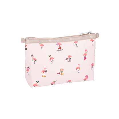 Cosmetic Clutch Flamingo Party