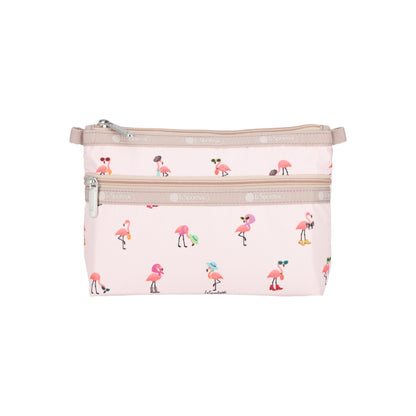 Cosmetic Clutch Flamingo Party
