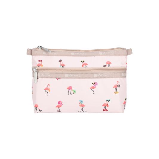 Cosmetic Clutch Flamingo Party