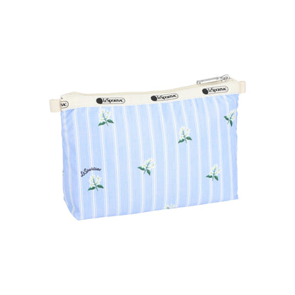 Cosmetic Clutch Jasmine Stripe