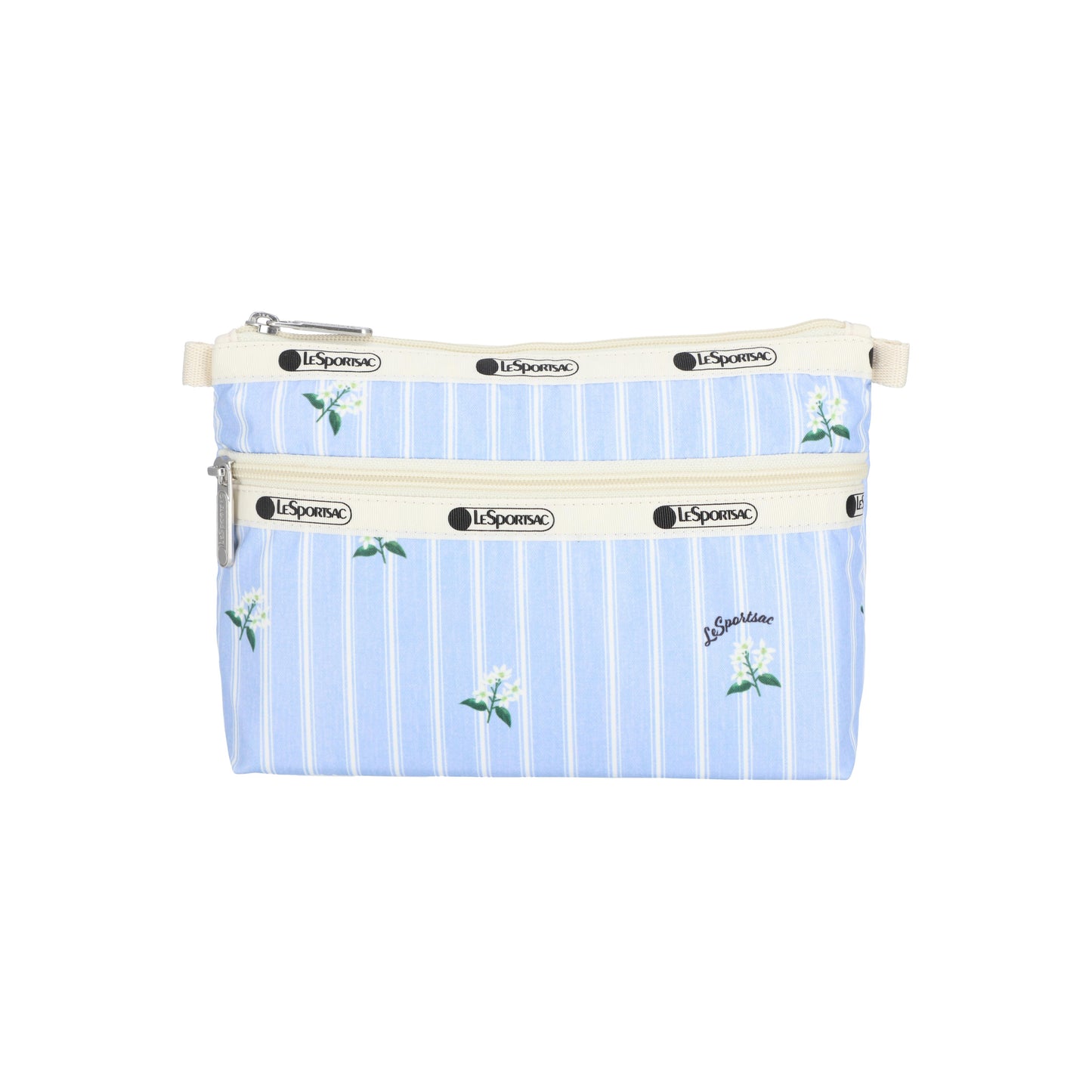 Cosmetic Clutch Jasmine Stripe