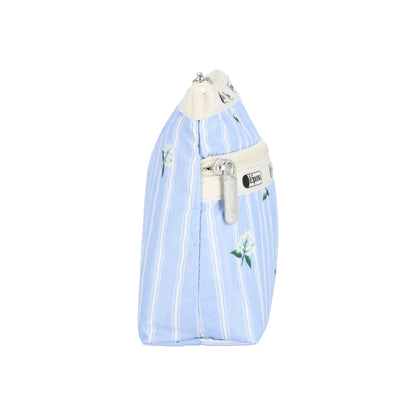 Cosmetic Clutch Jasmine Stripe