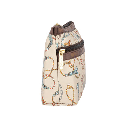 Cosmetic Clutch Beige Chic Status