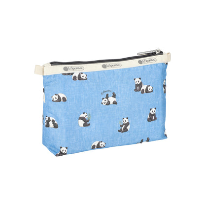 Cosmetic Clutch Relaxing Panda Indigo